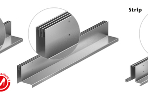  Die Schlitzrahmen Double, Triple und Strip sind in der Nennweite 100 aus hochwertigem Edelstahl verfügbar und in Bereichen der Belastungsklasse C250 einsetzbar. 