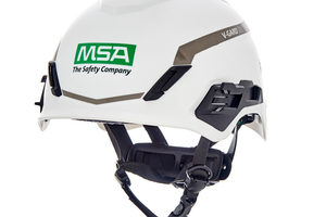  Der leichte MSA Safety Schutzhelm V-Guard&nbsp; H1 bietet zahlreiche Innovationen zu Tragekomfort und Ausstattung. 