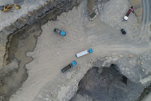  In den Gruben der BMK-Steinbruchbetriebe in Ilsfeld und in der hügeligen Umgebeung wurden die robusten Bau-Trucks hart gefordert. 