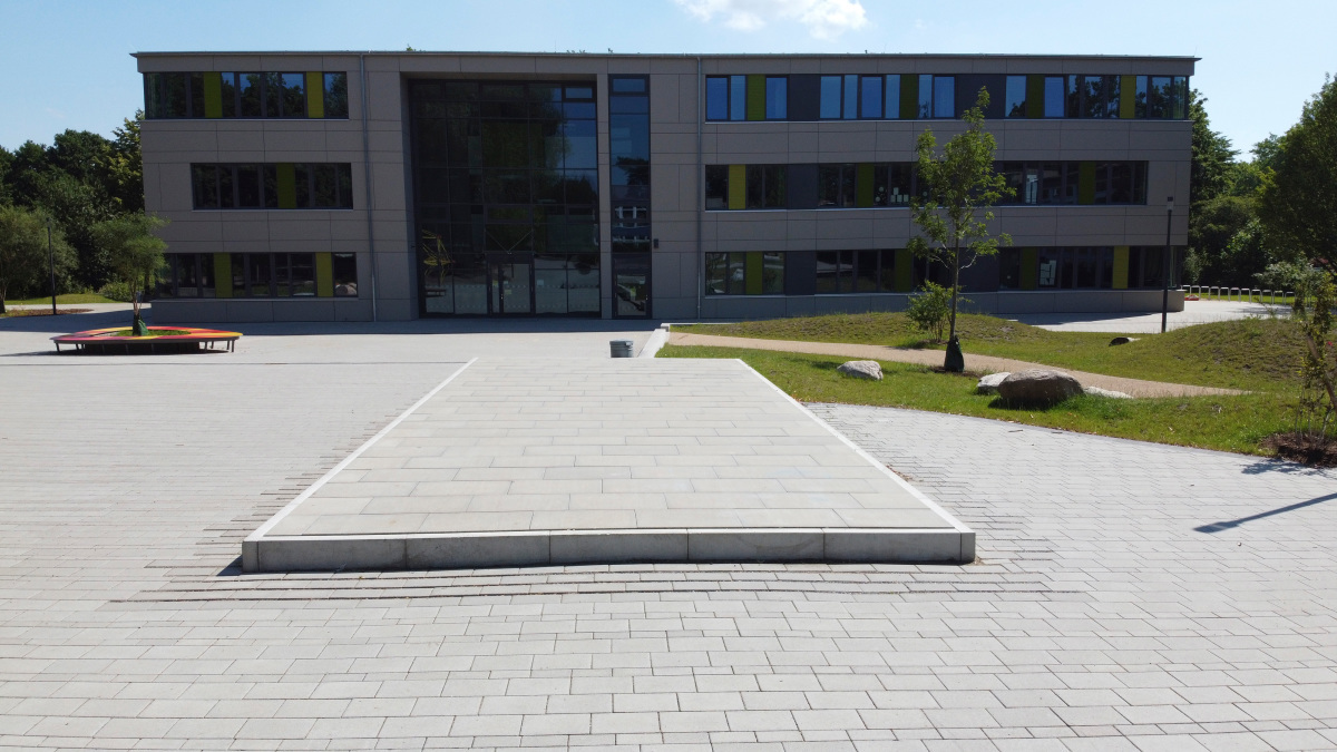 Das neue Klassenhaus der Stadtteilschule Stellingen mit 21 Klassen.