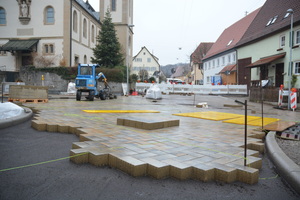  Verlegt wurde das VS5-Pflaster auf eine Ecoprec-Bettung. 