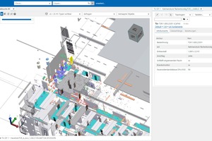  Der neue BIM-Viewer gewährt schnelleEinblicke in alle Details des BIM-Modells. 