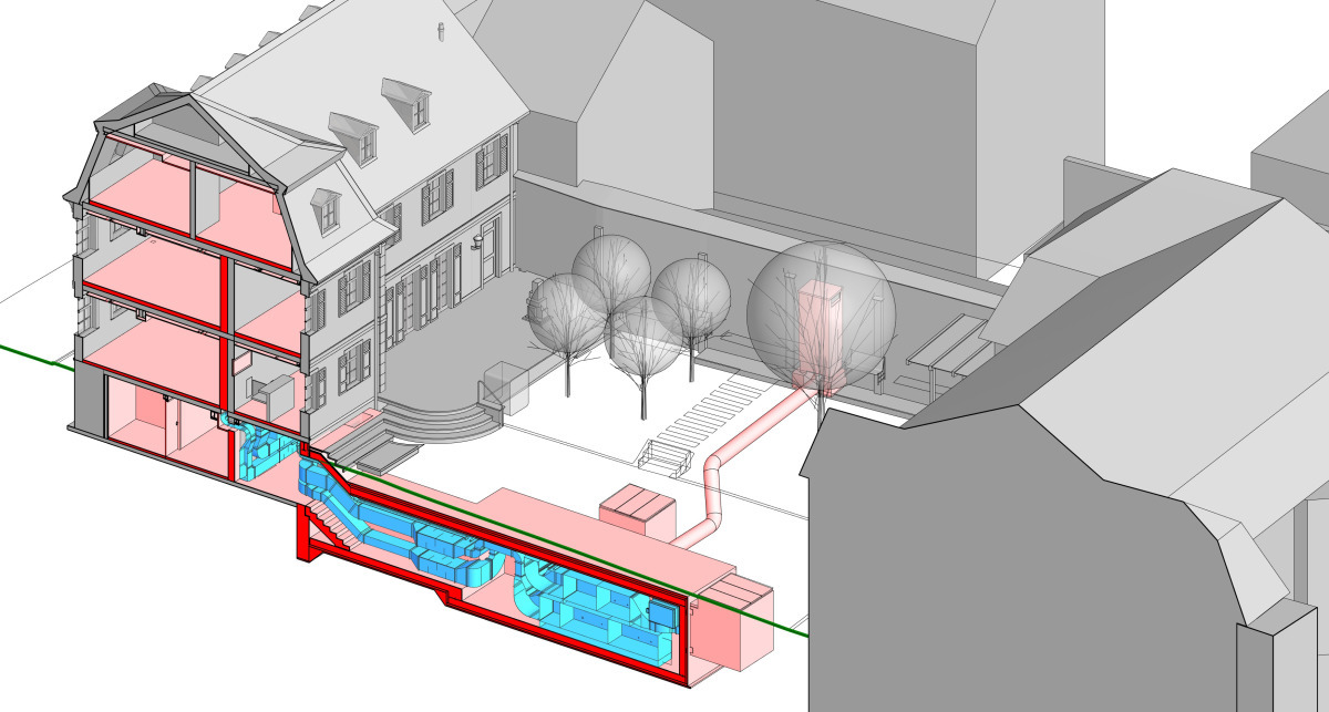 3D-Gebäudedatenmodell.