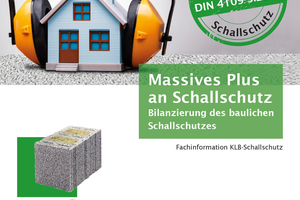  In der aktualisierten Fachbroschüre „Massives Plus an Schallschutz“ berücksichtigt KLB Klimaleichtblock die neue DIN 4109-5. Diese gilt seit August 2020 und definiert erhöhte Anforderungen an den Schallschutz im Hochbau. 