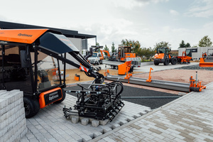  Innovationen rund ums Pflastern, zum Ausprobieren auf der Musterbaustelle. 