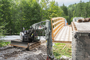  Um die Brücke zu verbreitern, müssen Widerlager und Pfeiler saniert werden. 