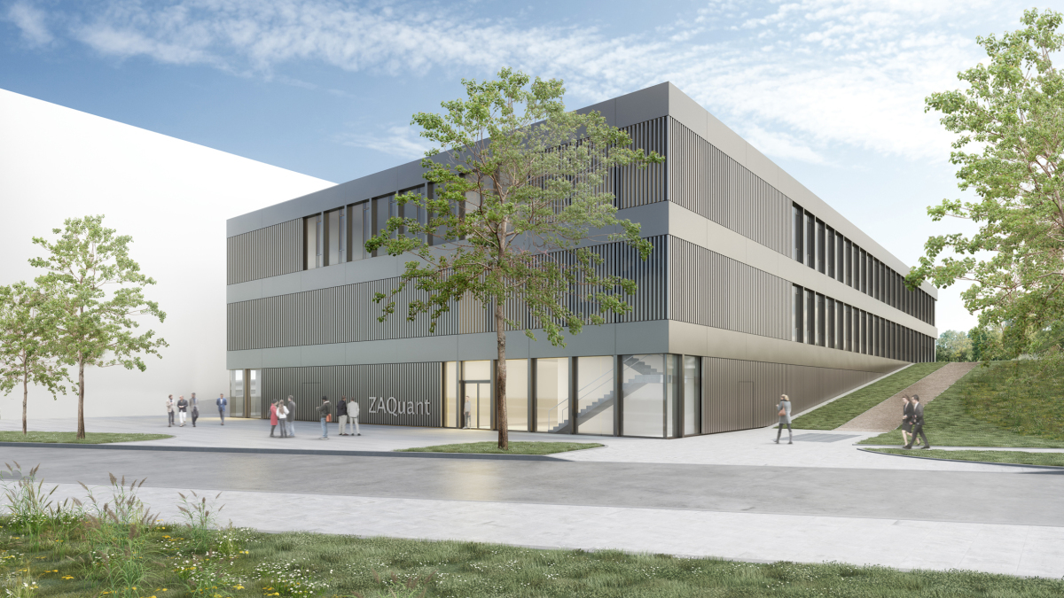 Das neue Zentrum für Angewandte Quantentechnologie ZAQuant der Universität Stuttgart.