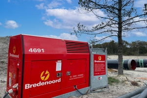  Bredenoord Stromaggregate lassen sich entsprechend dem Baufortschritt einfach umplatzieren. 