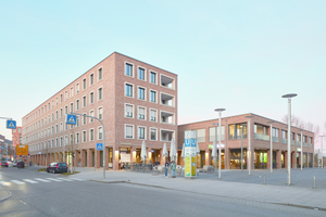  Der „Neue Markt“ bildet ein lebendiges Zentrum für den Ostfilderner Stadtteil Scharnhauser Park. 