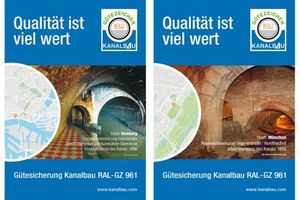  Ausreichende Investitionen und eine hohe Ausführungsqualität sind Grundvoraussetzungen dafür, dass die unterirdische Infrastruktur auch über Jahrzehnte reibungslos funktioniert. Beispiele hierfür zeigt die derzeitige Anzeigenkampagne der Gütegemeinschaft Kanalbau. 