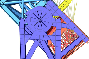  Simulation der Brückenrotation in Scia Engineer  