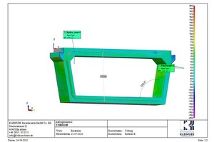  Nach dem Scanvorgang werden über die Software PolyWorks|Inspector die einzelnen Messungen zusammengeführt und in einem 3-D-Modell bildlich dargestellt.  