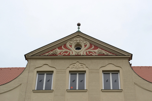  Die Strukturen und Fassadenmerkmale wurden in Handarbeit nach dem vorliegenden Befund nachgestellt. 