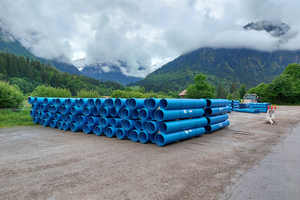  Bei der Neuverlegung eines Regenwasserkanals kamen in Oberstdorf erstmals Rohre aus dem Werkstoff PVC-U zum Einsatz. 