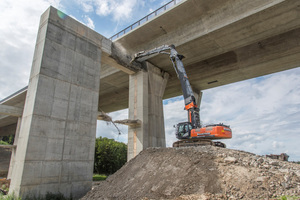  Abbruch der Behelfspfeiler 