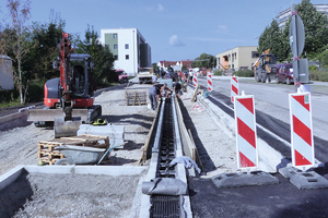  Rund 780 m D-Rainclean-Sickermulden kamen im Erschließungsgebiet Augustenfeld-Mitte zum Einsatz. 