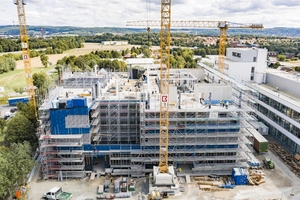  Auf dem Sartorius Campus in Göttingen entsteht ein neues Forschungs- und Entwicklungsgebäude. 