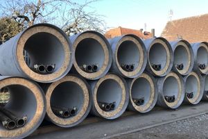  Stahlbeton-Vortriebsrohre von Beton Müller kommen seit 2021 zunehmend im grabenlosen Einbau zum Einsatz – wahlweise ohne oder mit HDPE-Liner. 
