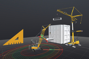  Dank Crane Planner wird die Hubplanung auf eine neue Stufe gehoben. Die Kombination einer attraktiven, dreidimensionalen Benutzeroberfläche mit den exakten Maschinendaten der Lastmomentbegrenzung (LMB / LICCON) ist hoch funktionell. 