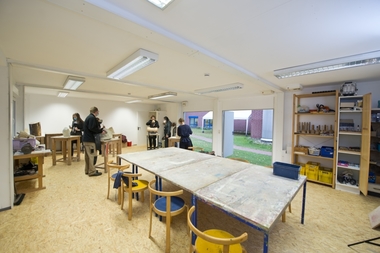 Die 60 Quadratmeter große Anlage der Kunsthalle Emden stammt aus dem ELA Gebraucht-Container-Center.