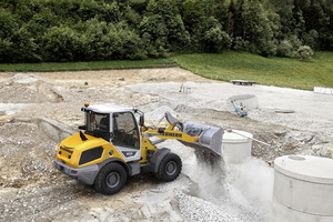  Der Compactlader L 504 ist das neueste Modell in der Radlader-Palette von Liebherr. 