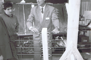  Markteinführung in den 80er Jahren: Der Schöck Isokorb ist eine der Innovationen von Eberhard Schöck, die die Baubranche maßgeblich prägten. 