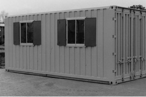 Neben Lagercontainern bietet ELA ab 1978 erstmals auch Aufenthalts-, Büro- und Sanitärcontainer an. 