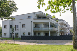  Die neue Wohnanlage am Moselufer in Koblenz vereint eine ökologische Bauweise mit erhöhtem Schallschutz. 