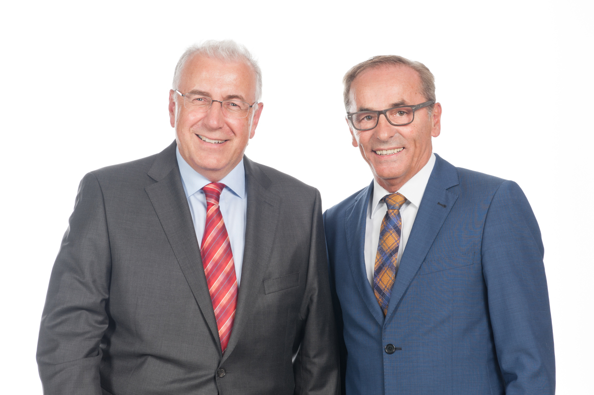 Die Baumit-Geschäftsführung: Peter Sarantis und Heiko Werf
