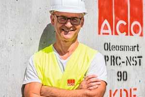  Uwe Zinnel ist Projektberater bei ACO Tiefbau. 