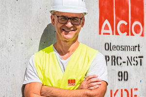  Uwe Zinnel ist Projektberater bei ACO Tiefbau. 