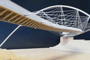  Modell der Bogenbrücke „The Six Spots“  