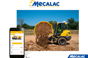 Die Telematiklösung MyMecalac Connected Services ist nun für Baustellenkipper verfügbar. 