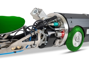  Der Bajonettverschluss ermöglicht eine leichte Adaption des Hutsetzsystems an den Spachtelroboter. 