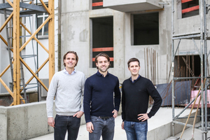  Das Cosuno-Gründerteam (v.l.n.r.): Christoph Berner, Fritz Cramer und Maximilian Seifert. 