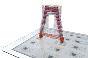  Mit der Bereitstellung von 3D-Planungen im erforderlichen Format unterstützt PERI die Anwendung der BIM-Arbeitsweise. 