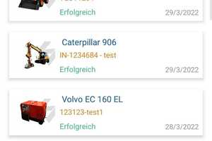  Bedienerfreundlich: Auf digiprüf sind alle Maschinen des Maschinen- und Fuhrparks angelegt. Das vereinfacht die Prüfung und spart Zeit. 