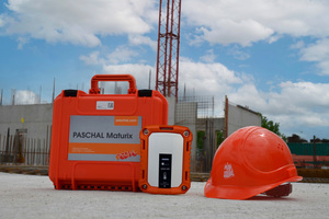  Das intelligente Beton-Monitoring-System Paschal Maturix liefert Echtzeit-Einblicke in die Aushärtungsentwicklung, die auf Mobilgeräten oder dem Computer zugänglich sind. 