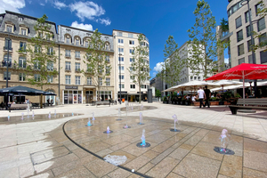  In vier Monaten wurde der Place de Paris im Bahnhofsviertel von Luxemburg mit dem Rapid-System umgestaltet. 