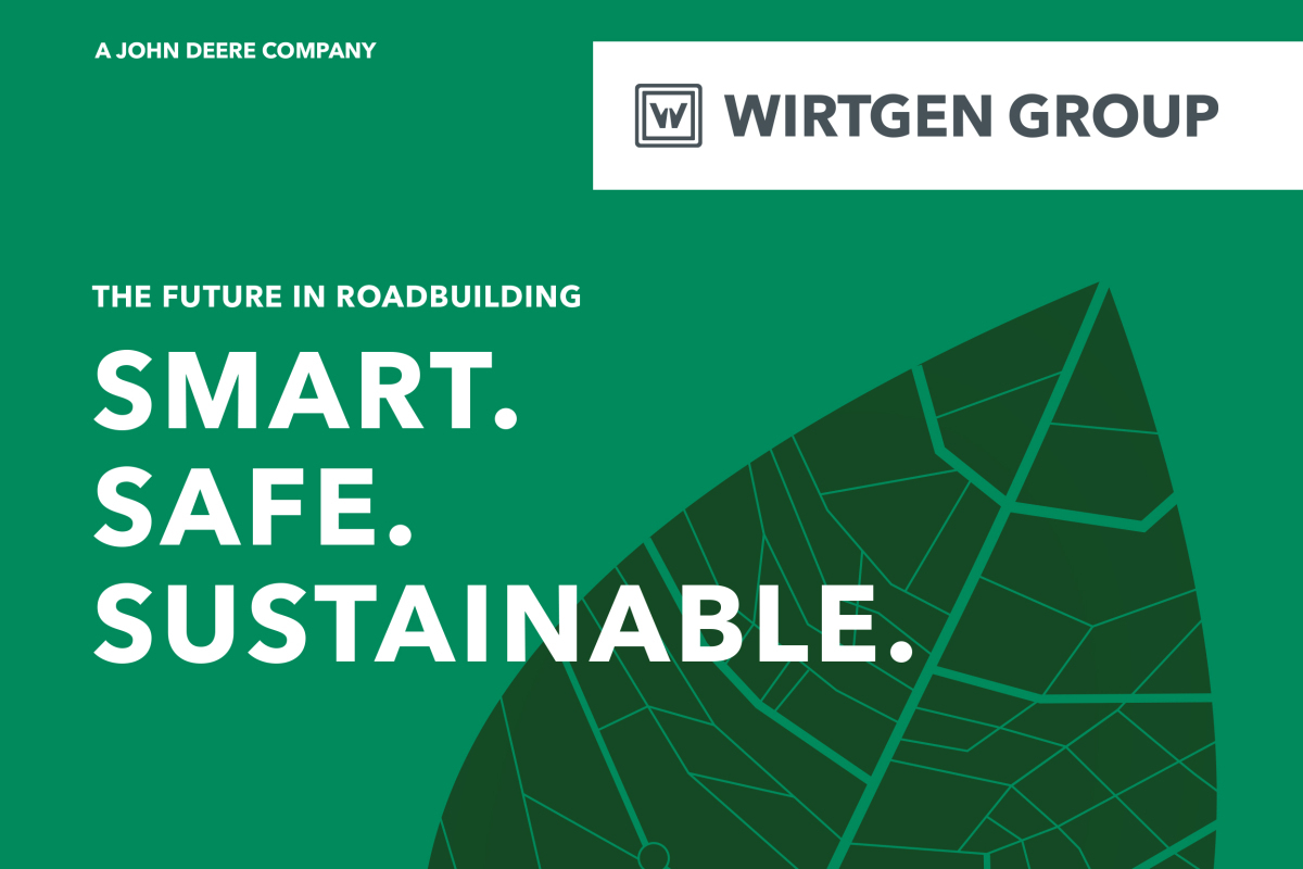Mit nachhaltigen und damit wegweisenden Lösungen für den Straßenbau präsentiert die Wirtgen Group ihre Innovationskraft.