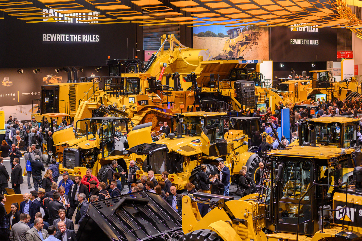 So wie auf der bauma 2019 erwartet Zeppelin in Halle B6 zahlreiche Besucher, die sich über den neuesten Stand der Technik bei Caterpillar informieren wollen.