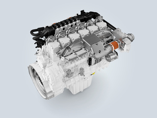 Der H966-Motor wird bei Liebherr Machines Bulle SA in der Schweiz entwickelt und produziert.