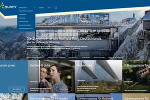  Über ein intuitives Menü bietet die neue Website von puren Informationen für Architekten, Handwerker, Bauherrn, den Fachhandel, die Wohnungswirtschaft sowie für Industriekunden. Die Inhalte auf der Startseite passen sich der jeweils ausgewählten Zielgruppe an. 