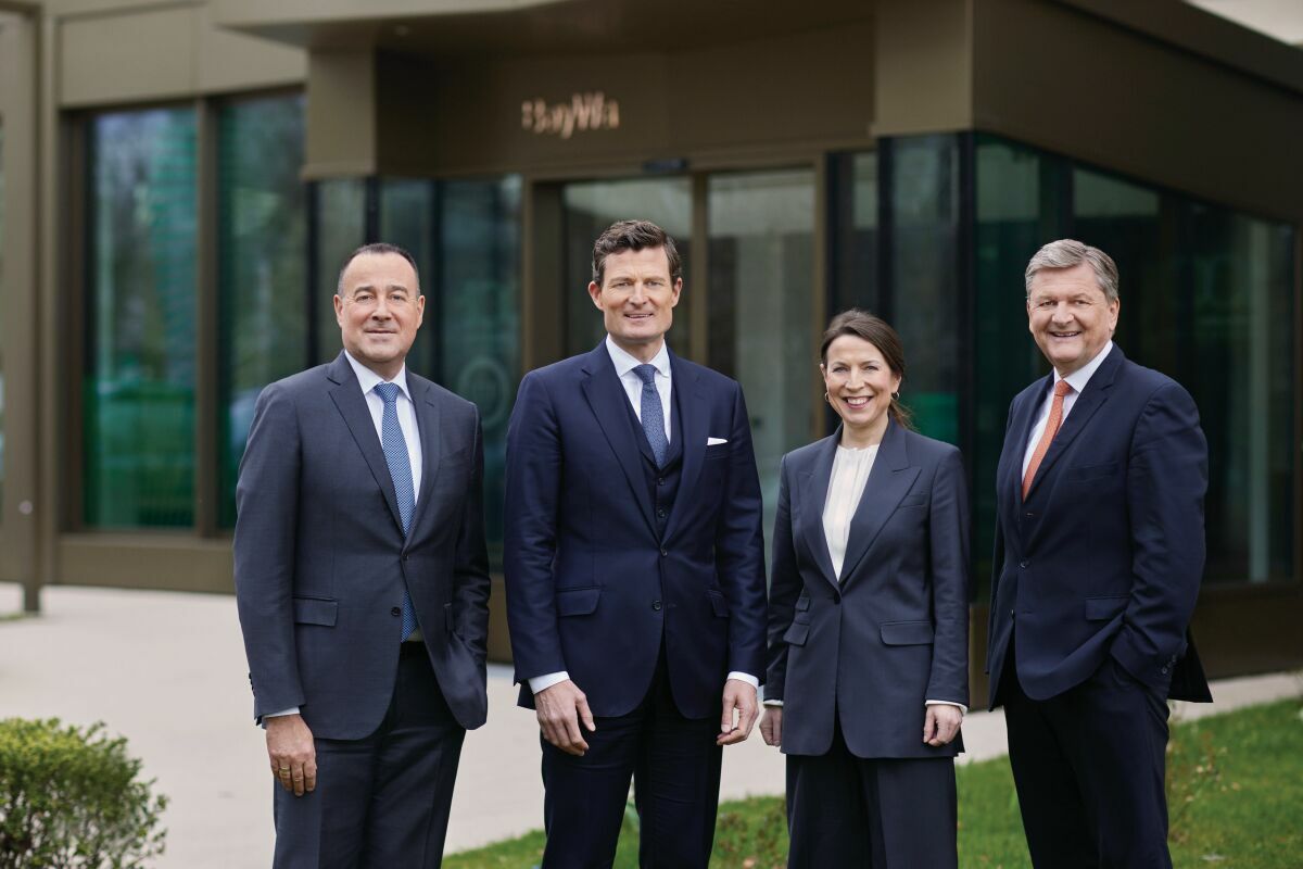Der neue BayWa-Vorstand (von links): Andreas Helber, Marcus Pöllinger, Dr. Marlen Wienert, Reinhard Wolf