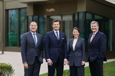 Der neue BayWa-Vorstand (von links): Andreas Helber, Marcus P?llinger, Dr. Marlen Wienert, Reinhard Wolf