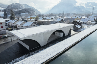 Die Kassettendecke ist dank 3D-gedruckter Aussparungskörper 32,5 Prozent leichter als vergleichbare Betondecken und spart 33 Tonnen klimaschädliches Treibhausgas.