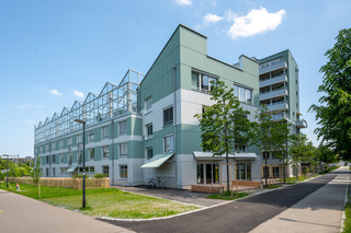In zwei Jahren Bauzeit entstand das Wohnprojekt Westhof mit vielfältigen Wohnformen, Gemeinschaft und Gewerbe.