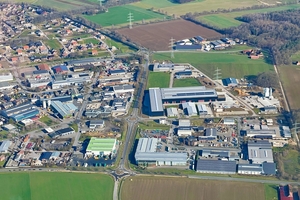  Die Liegenschaften von Brüninghoff umfassen nicht nur Neubauten wie das Betonfertigteilwerk am Standort in Heiden, sondern auch Bestandsgebäude aus den 1970er Jahren. 