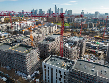 Das Sch?nhof-Viertel fasst rund 2.000 Wohnungen in unmittelbarer N?he zur Frankfurter Innenstadt