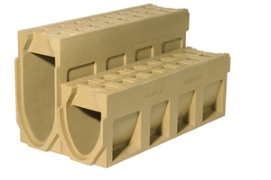  ACO Drain Monoblock RD, die monolithische Polymerbetonrinne für Flächen mit erhöhten chemischen Anforderungen 